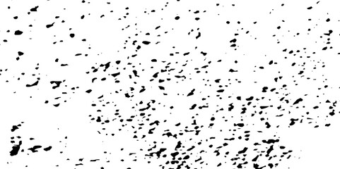 Distress urban overlay spotted concrete grain surface grainy noise rust wall grunge black splatter and white background. damaged chalk crack rough ink wall texture.	