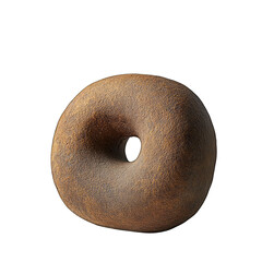 Brown, circular, textured object