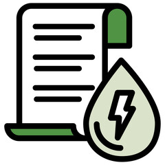 イラストアイコンセット：しずくファイル