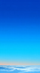 Elegant gradient background blending Winter Sky and Porcelain Blue hues. Smooth vertical transition creates a soft, calming atmosphere. Ideal for design, branding, or seasonal digital projects.

