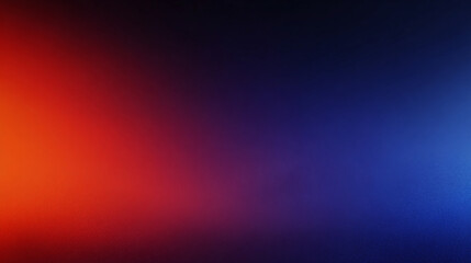 gradient merging hot coral and deep ink blue. The intense contrast creates a bold, modern look that symbolizes energy, passion, depth, and creative tension