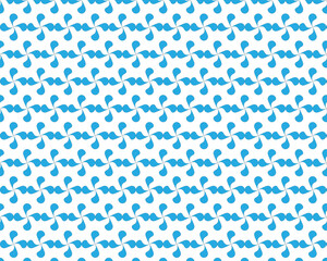 Abstract geometric seamless floral pattern vector