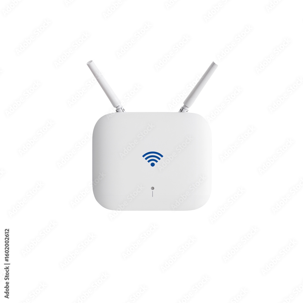 Poster modern wireless router poised for seamless connectivity in a digitally driven world for advanced