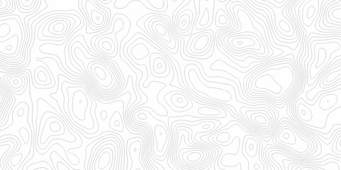 Obraz premium Abstract minimal The patter discovery vector topo map creative discovery White wave grid stripe line map topography. vector geographic contour mounted map background. 
