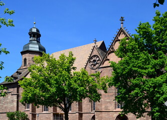 Historical Alexander Church in the Old Town of Einbeck, Lower Saxony
