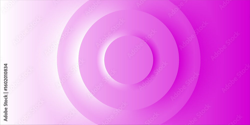 Poster vibrant pink abstract background with soft concentric circles and gradient lighting.