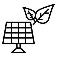 Green Technology line icon