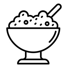 Granola line icon