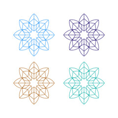 Natural Ayurveda Massage Spa Resort Logo Sign Symbol
