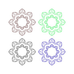 Natural Ayurveda Massage Spa Resort Logo Sign Symbol
