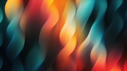 Colorful abstract waves create a mesmerizing visual display in a dynamic pattern with vibrant hues and smooth transitions