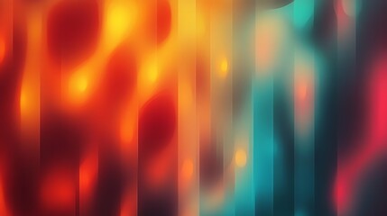 Colorful abstract background with vibrant hues and smooth textures creating a warm and cool contrast