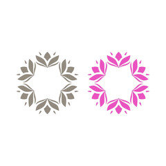 Natural Ayurveda Massage Spa Resort Logo Sign Symbol
