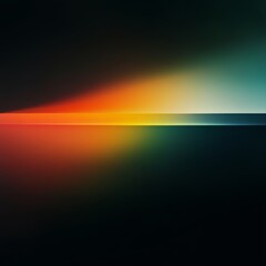 Vibrant spectrum of colors blending seamlessly in a dark backdrop creates a stunning visual display