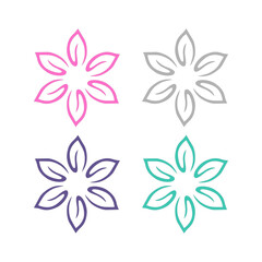 Natural Ayurveda Massage Spa Resort Logo Sign Symbol
