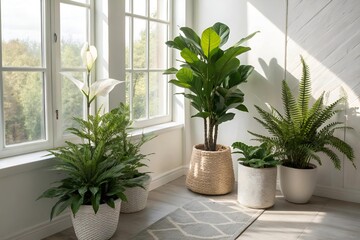 Indoor Plant Styling Setup