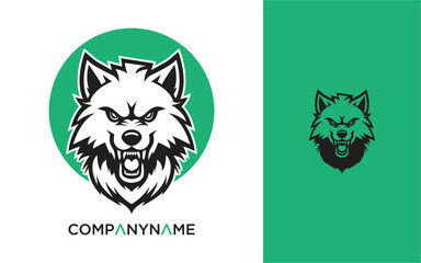 wolf mascot logo