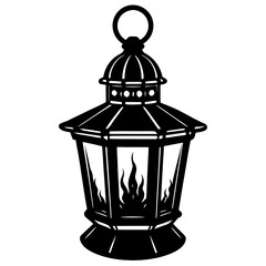 lantern with a lantern