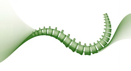 Fototapeta premium Backbone Wellness Symbol