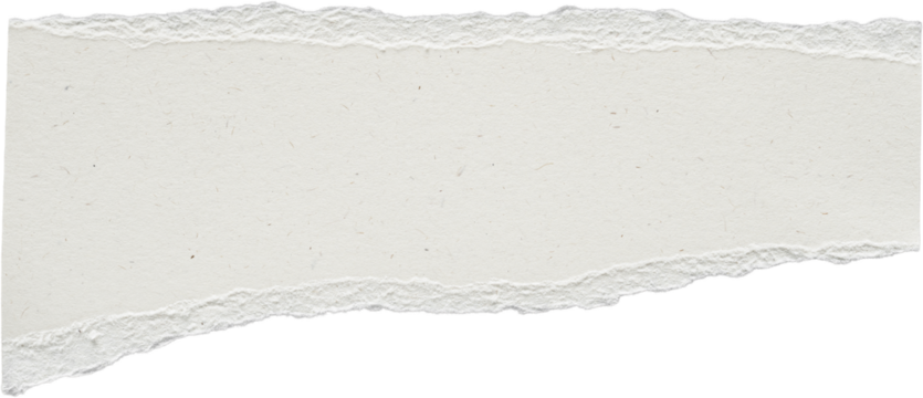 Beige Textured Ripped Craft Paper Piece
