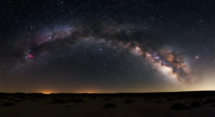 Starry Desert Night Sky