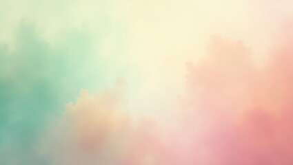 Delicate pastel cloudscape.