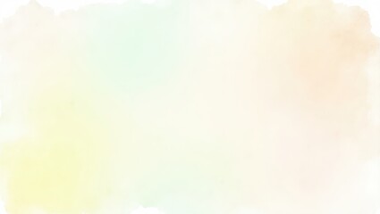 Soft pastel watercolor wash background.