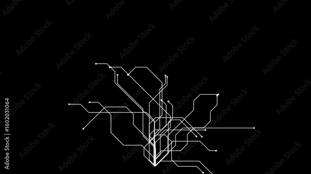 Poster a white tree branch is shown on a black background. it is a simple image with a minimalist aesthetic