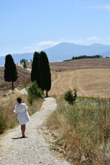Wakacje w pięknej Toskanii, Italia.