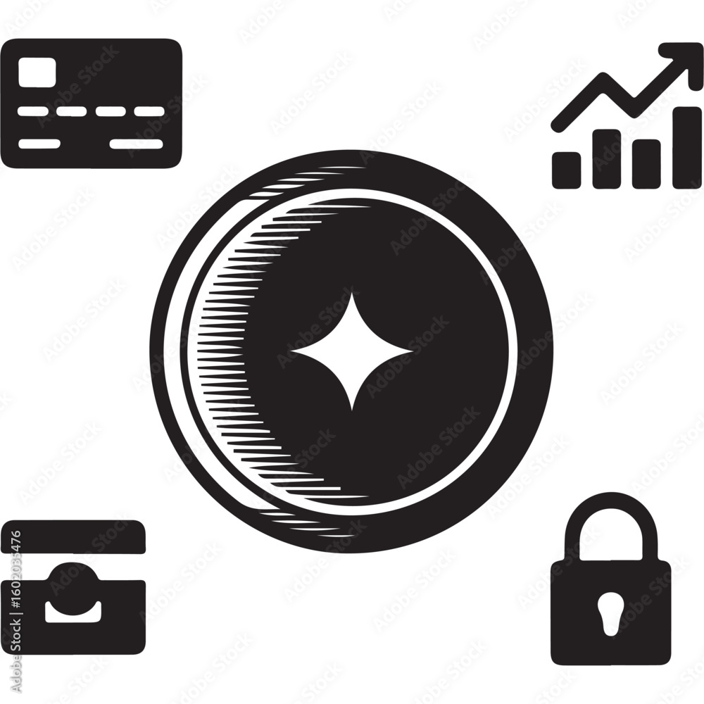 Poster a comprehensive set of vector icons for web design featuring symbols for business, internet, technol
