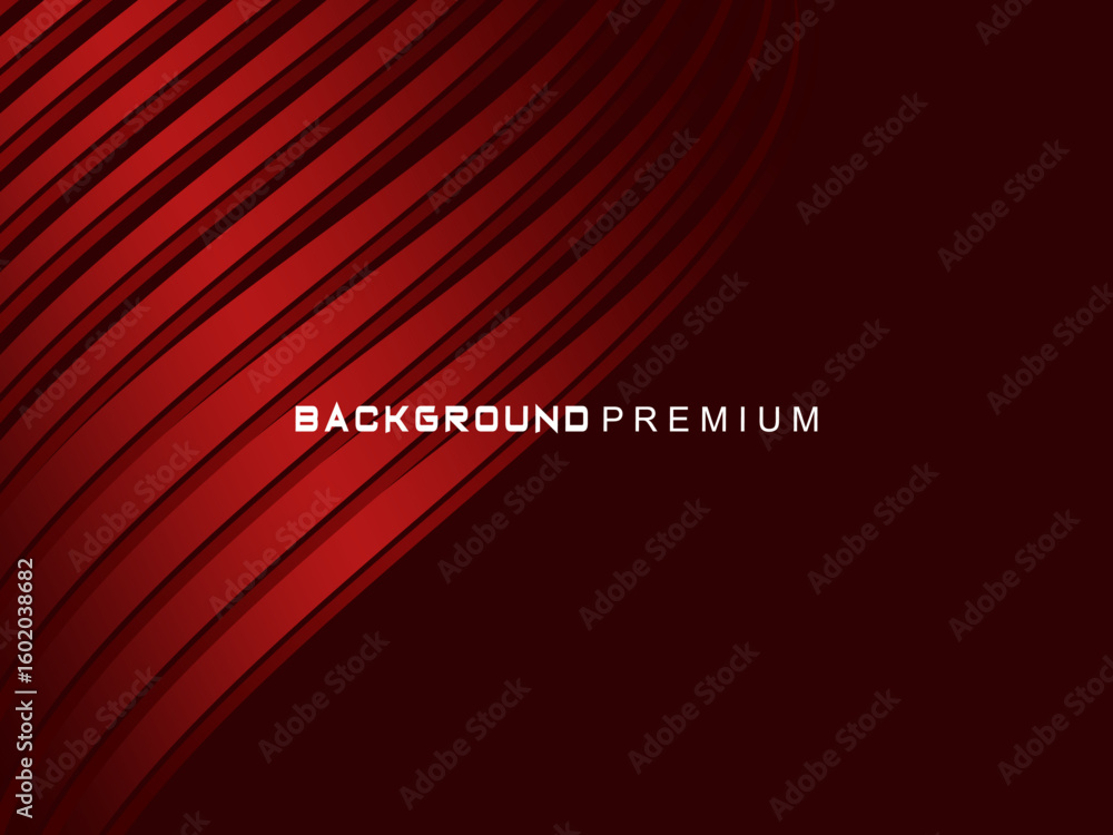 Aufkleber abstract red geometric lines on red background. modern shiny gradient red futuristic pattern. futuri