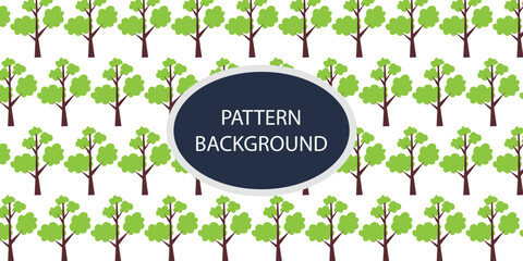 Green forest pattern backgrkound design. Hand draw texture. Vector template. fabric