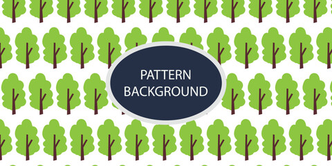 Green forest pattern backgrkound design. Hand draw texture. Vector template. fabric
