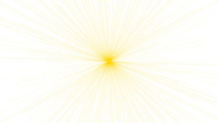 Bright, radiant yellow burst of light radiating outward against a white background, creating an energetic and uplifting effect.