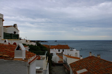 Fototapeta premium Cadaques Coastal Old Town