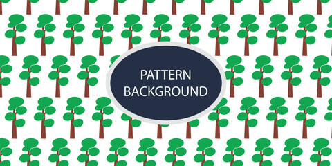 Green forest pattern backgrkound design. Hand draw texture. Vector template. fabric
