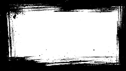 Background material drawn with a brush stroke. Vintage grunge frame