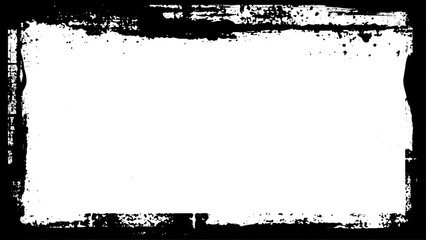 Grunge frame. Abstract vector template.