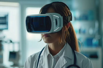 Exploring genomics and personalized medicine in a high-tech laboratory environment with virtual reality technology