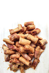 Traditional Fried Sumpia, Spicy Shrimp Filling