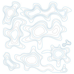 Abstract Vector Seamless Pattern with Linear Salmon Fillet Texture and Topographic Map Lines for Backgrounds, Packaging, and Modern Design

