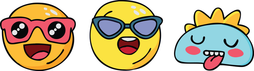 smiley emoticon face emoji cool