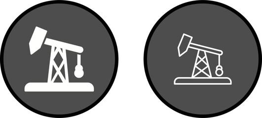 Pumpjack Vector Icon