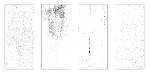 Grunge texture set. vector template
