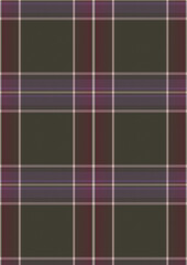 Seamless Dark Green Purple Pink Plaid Pattern Texture