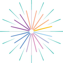 grup rainbow object design wood pen pattern