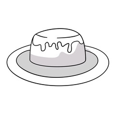 Doodle Style Sweet Pudding
