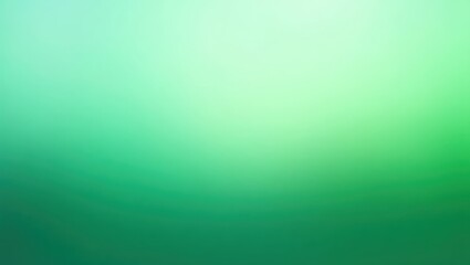 Green gradient background with soft transitions.