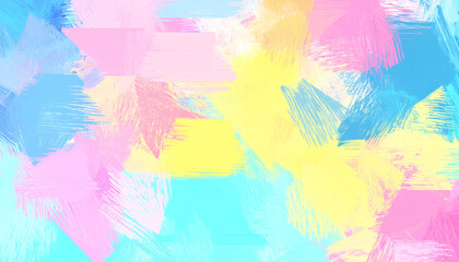 Pastel Brushstrokes Abstract Art.