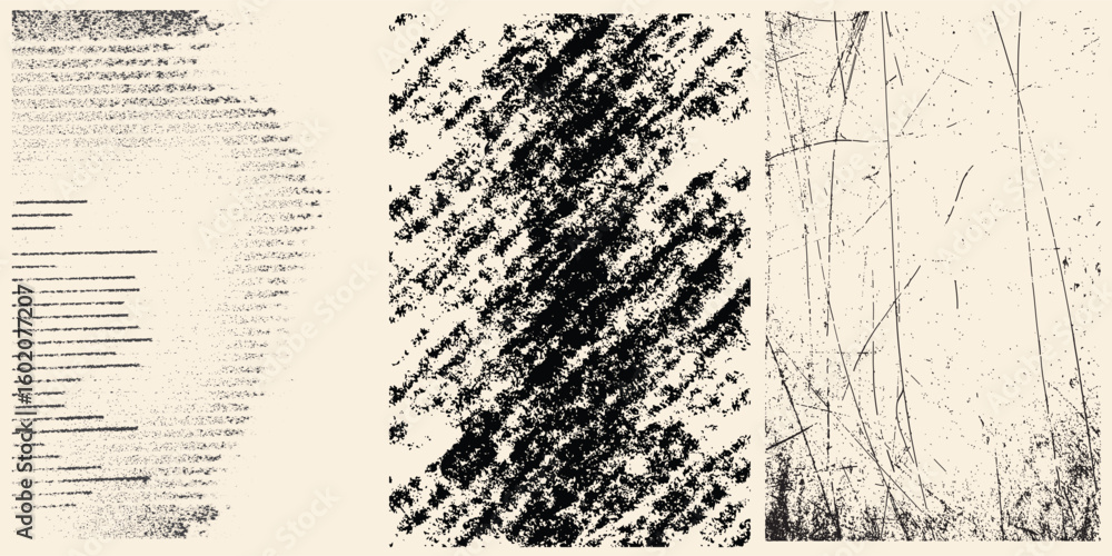Poster grunge textures set. collection of vector overlay, distress, textures .simply place texture over any